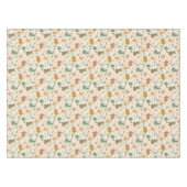 Cute Hand Drawn Spring Bunnies Tablecloth Tafelkleed (Voorkant (Horizontaal))