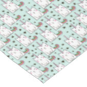 Cute Hand Drawn Unicorn Cat Pattern Tafelkleed (Gekanteld)