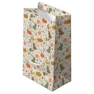 Cute Hand Getekende Lente Konijnen Cadeautas