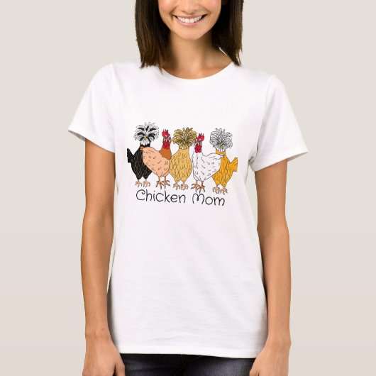 Cute Hand-getrokken achtertuin kippen | Melk voor T-shirt (Voorkant)
