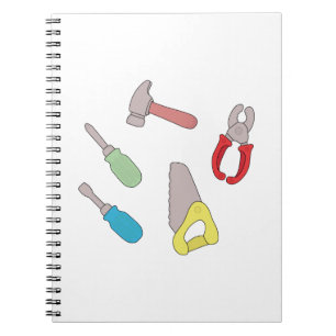 Cute Handyman Tools Notitieboek