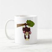 Cute Hanging Monkey Koffiemok (Links)