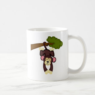 Cute Hanging Monkey Koffiemok
