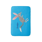 Cute happy Australian bilby cartoon Badmat (Voorkant Verticaal)