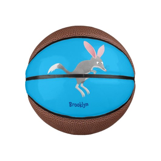 Cute happy Australian bilby cartoon Basketbal (Voorkant)
