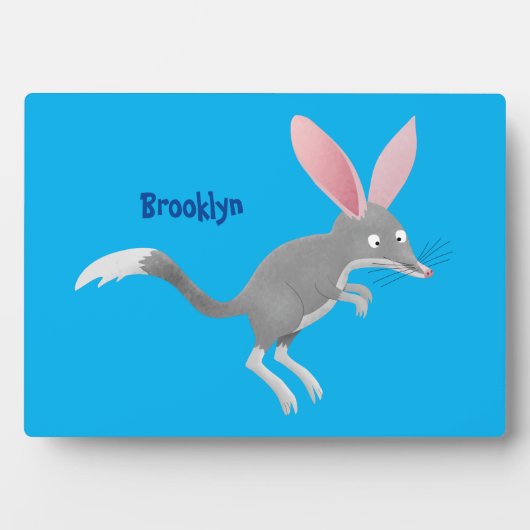 Cute happy Australian bilby cartoon Fotoplaat (voorkant)