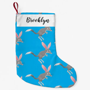 Cute happy Australian bilby cartoon Kleine Kerstsok