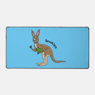 Cute happy Australian kangaroo illustratie Bureaumat