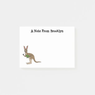 Cute happy Australian kangaroo illustratie Post-it® Notes