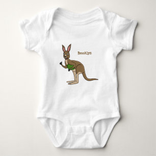 Cute happy Australian kangaroo illustratie Romper