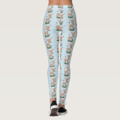 Cute happy baby hert cartoon illustratie leggings (Achterkant)