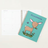 Cute happy baby hert cartoon illustratie planner (Display)