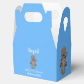 Cute happy baby platypus cartoon illustratie bedankdoosjes (Geopend)