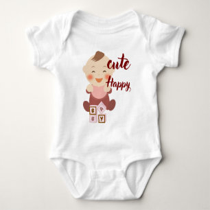 Cute Happy Baby Rompertje – Schattige Baby.