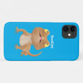 Cute happy bebaarzen dradenhagedis cartoon Case-Mate iPhone case (Achterkant (horizontaal))