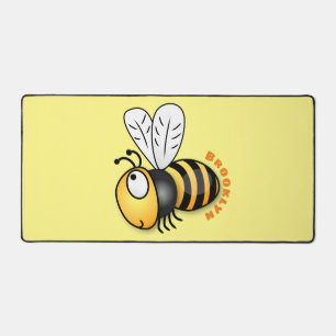 Cute happy bee cartoon illustratie bureaumat