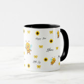 Cute Happy Bee Kids Mug (Devant droit)