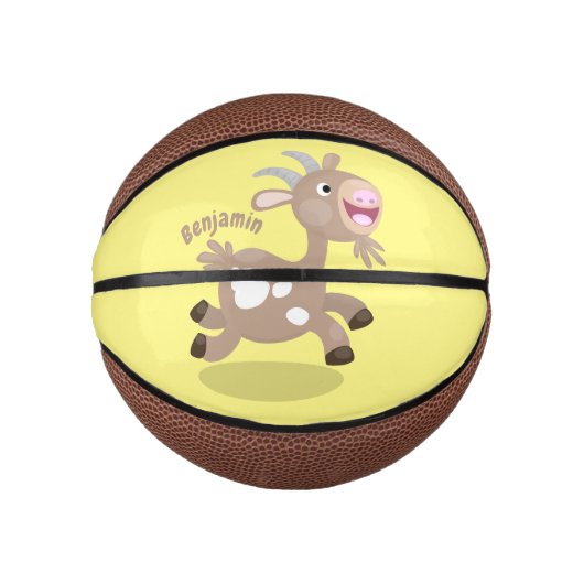 Cute happy billy cartoon basketbal (Voorkant)