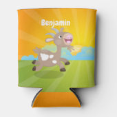 Cute happy billy cartoon blikjeskoeler (Voorkant)