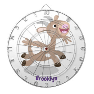 Cute happy billy cartoon dartbord