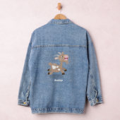 Cute happy billy cartoon denim jacket (Hangar)
