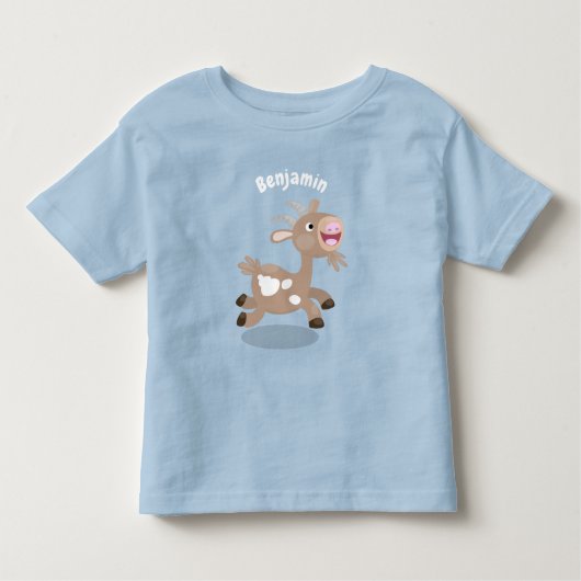 Cute happy billy cartoon kinder shirts (Voorkant)