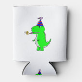 Cute Happy Birthday Dinosaur Blikjeskoeler (Voorkant)