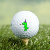 Cute Happy Birthday Dinosaur Golfballen (Insitu Shirt)