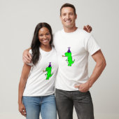 Cute Happy Birthday Dinosaur T-shirt (Unisex)