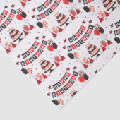 Cute Happy Birthday ladybug theme Tissuepapier (Detail)