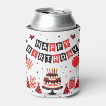 Cute Happy Birthday lieveheersbeestje thema