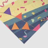 Cute Happy Birthday masquerade theme Tissuepapier (Detail)