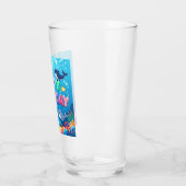 Cute Happy Birthday nautical dolphin Glas (Links)