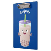 Cute happy bubble tea boba cartoon klembord (Links)