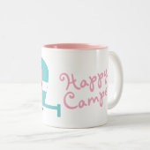 Cute Happy Camper Mug personnalisé (Devant droit)