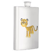 Cute Happy Cartoon Cheetah Classic Flask Flacon (Rechts)