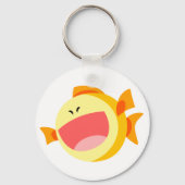 Cute Happy Cartoon Fish Sleutelhanger (Voorkant)