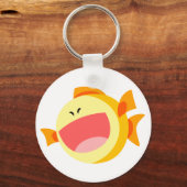 Cute Happy Cartoon Fish Sleutelhanger (Voorkant)