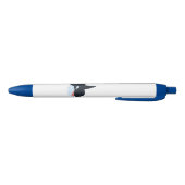 Cute Happy Cartoon Killer Whale Black Enk Stylo (Bas)