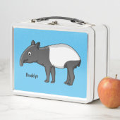 Cute happy cartoon tapir illustratie (In situ)