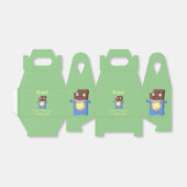 Cute happy chocola snoep bar cartoon bedankdoosjes (Uitgevouwen)