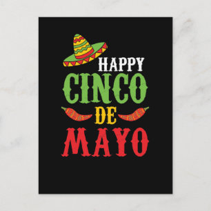 Cute Happy Cinco De Mayo Briefkaart