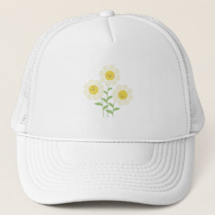 Cute Happy Daisy Flowers Trucker Pet