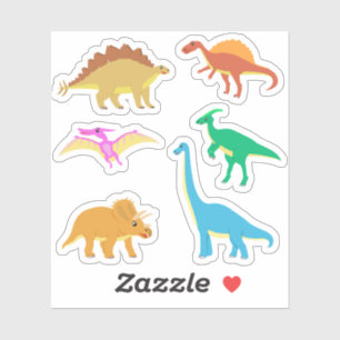 Cute Happy Dinosaur Sticker