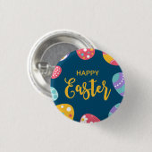 Cute Happy Easter Button (Voorkant /achterkant)