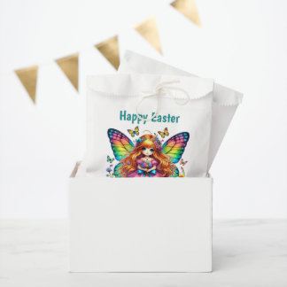 Cute Happy Easter fairy Bedankzakje