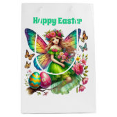 Cute Happy Easter fairy  Medium Cadeauzakje (Voorkant)