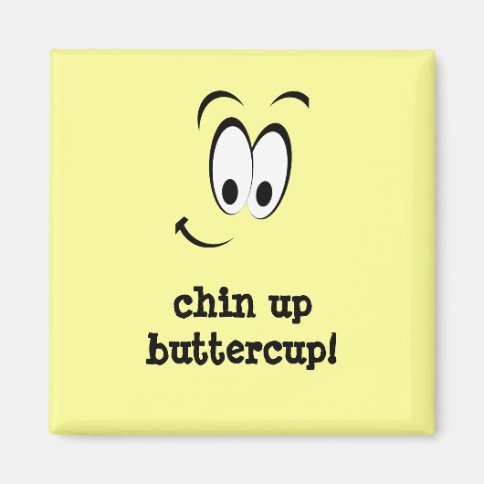 Cute Happy Face Magneet (Voorkant)