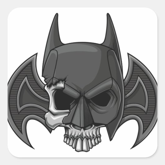 Cute Happy Halloween Stikers Vierkante Sticker (Voorkant)