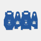 Cute happy kawaii dolphin cartoon bedankdoosjes (Uitgevouwen)